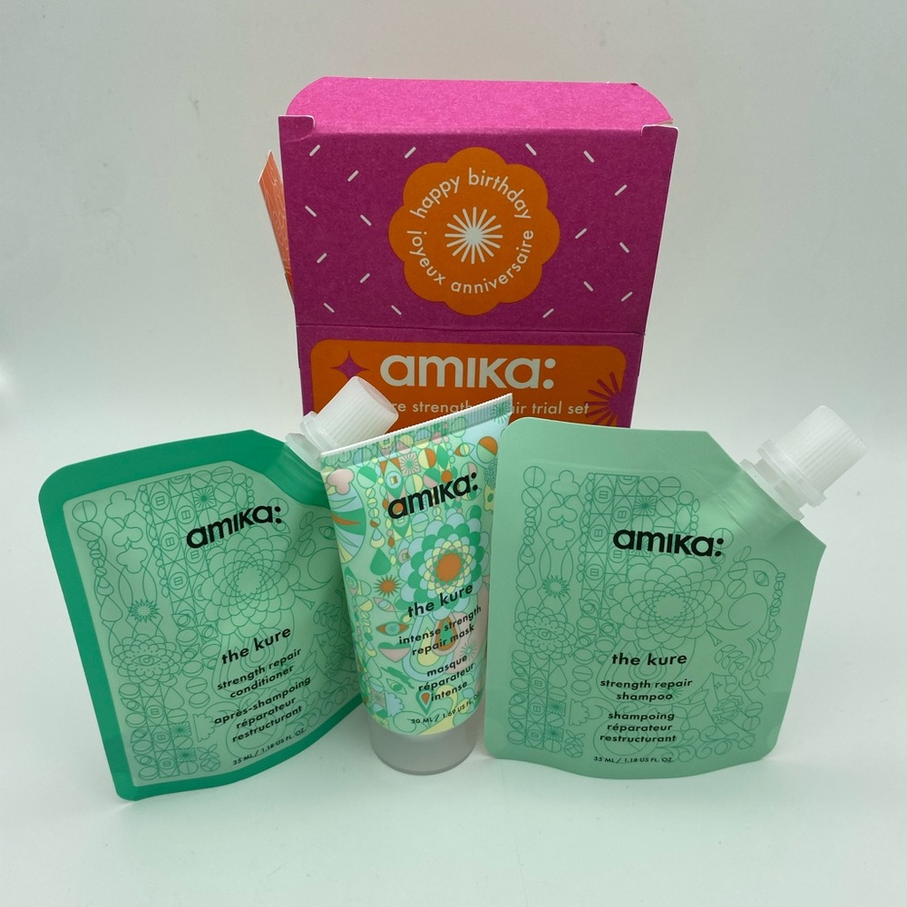 Amika Sephora The Kure Strength Repair Trial Set NIB